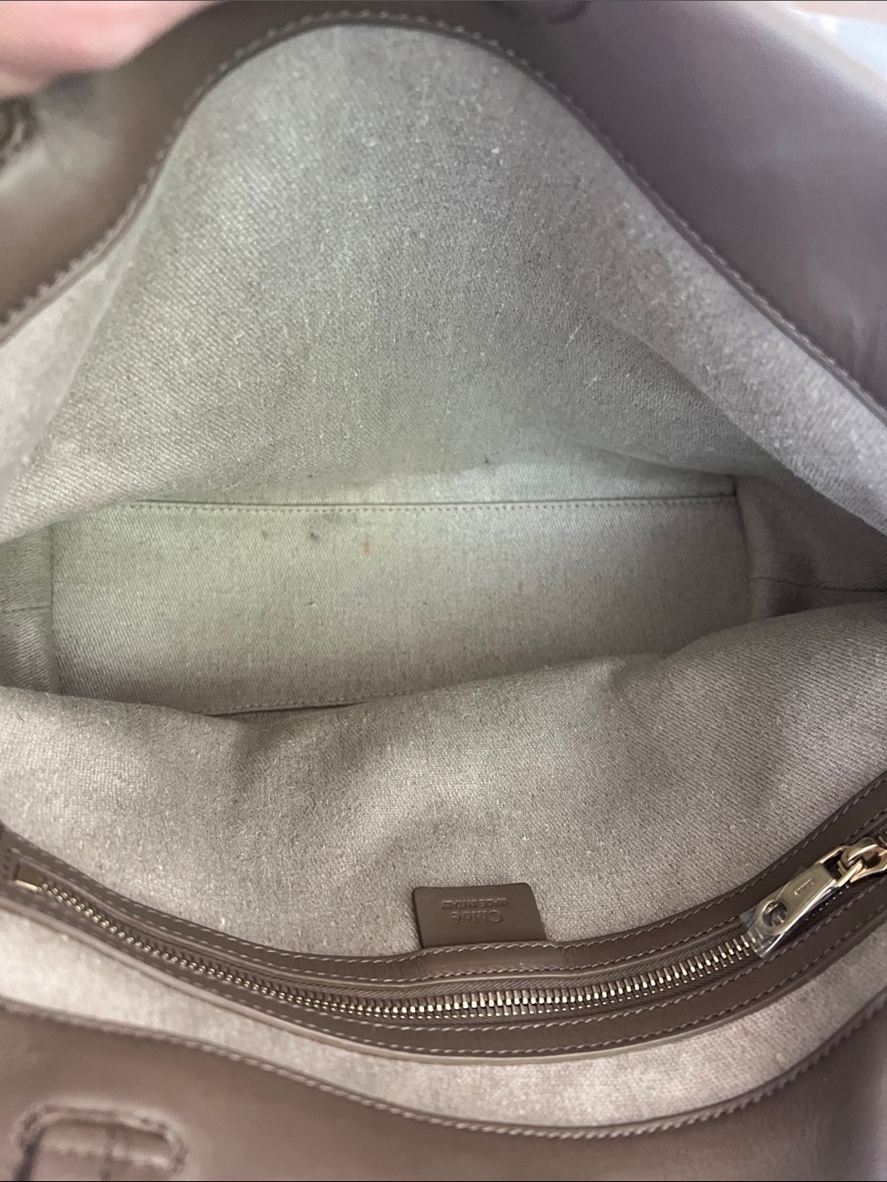 Chloé Judy East-West Calfskin Tote brown Excellent Condition - Picture 4 of 5